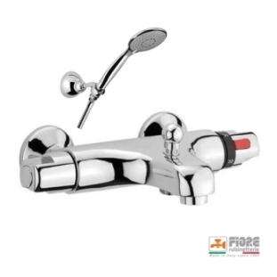 Fiore Termoty 36CR0952 Θερμοστατική Μπαταρία Λουτρού με Αξεσουάρ, χρωμέ
