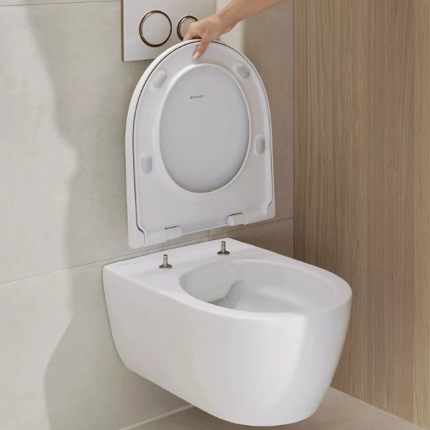 Geberit Icon Rimfree Κρεμαστή Λεκάνη 53cm με Κάθισμα Soft Closing