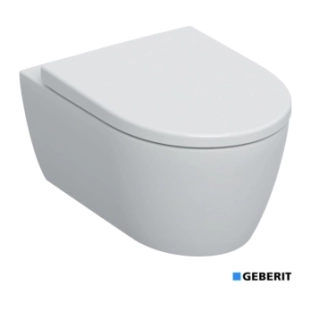 Geberit Icon Rimfree Κρεμαστή Λεκάνη 53cm με Κάθισμα Soft Closing