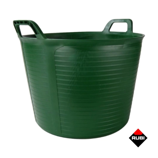 Ζεμπίλι πλαστικό Flextub Πράσινο 40lt