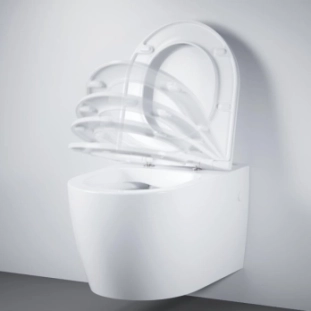 Λεκάνη Grohe Bau Ceramic κρεμαστή Rimless με κάθισμα soft closing 2