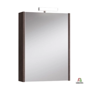 Καθρέπτης Ντουλάπι 52cm Kora με Φωτιστικό Chateau Oak