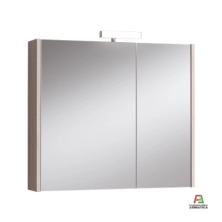 Καθρέπτης Ντουλάπι 80cm Kora με Φωτιστικό Elm Rousseau