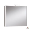 Καθρέπτης Ντουλάπι 80cm Kora με Φωτιστικό Ash Wood White