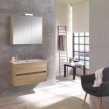 Σετ Έπιπλο 80cm Kora Nabucco Oak με Νιπτήρα, Ντουλάπι Καθρέπτη και Φωτιστικό