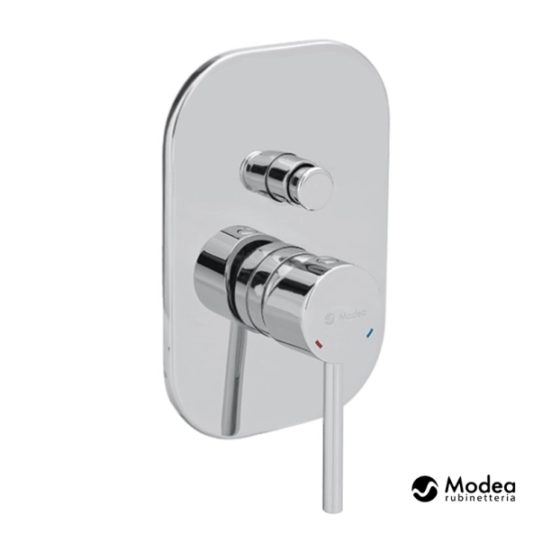 Modea Etna 00-08601 Πλήρες Σύστημα Εντοιχιζόμενης Μπαταρίας λουτρού, χρωμέ