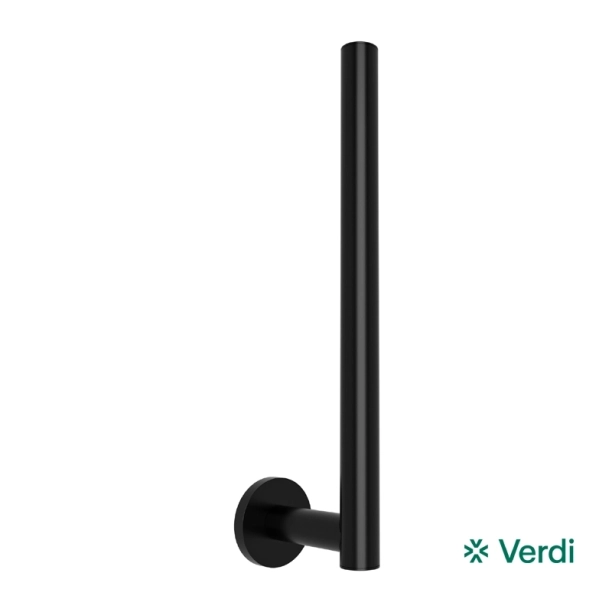Χαρτοθήκη Verdi Omicron Εφεδρική 2 θέσεων Μαύρο Ματ - 3026405