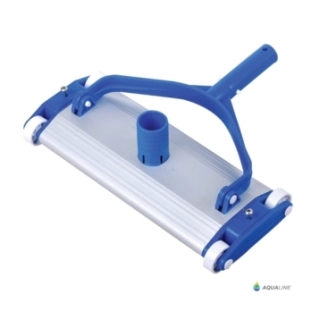 Aqualine Σκούπα Αλουμινίου Βαρέως Τύπου 4 Τροχών 33cm