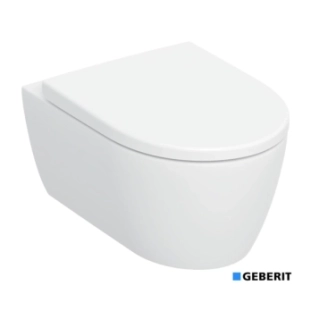 Geberit Icon TurboFlush 53cm Κρεμαστή Λεκάνη με Κάθισμα Soft Closing