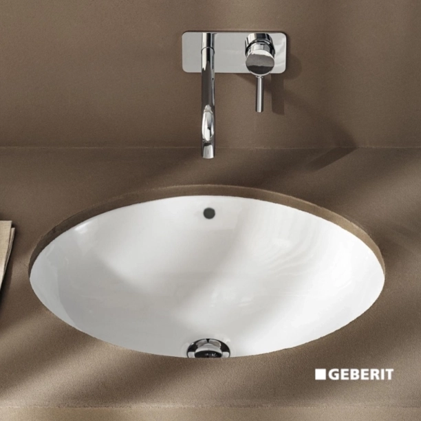 Geberit Variform 56(50)x46(40) Υποκαθήμενος Νιπτήρας Πορσελάνης 500.752.01.2