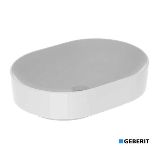 Geberit Variform 55x40 Οβάλ Επιτραπέζιος Νιπτήρας Πορσελάνης 500.774.01.2