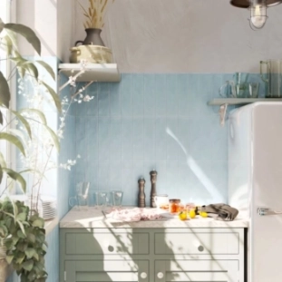 Chalk Aquamarine 7,5x30 Κεραμικό Τουβλάκι Ματ