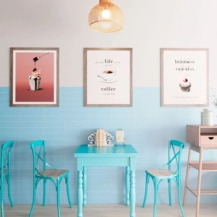 Chalk Turquesa 7,5x30 Κεραμικό Τουβλάκι Ματ