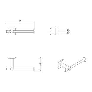 Χαρτοθήκη Verdi Delta Χρωμέ - 3060422 2