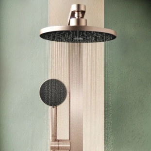 Ideal Standard Ceratherm ALU+ Πλήρης Στήλη Ντους με Θερμοστατική Μπαταρία Rose BD583RO 2