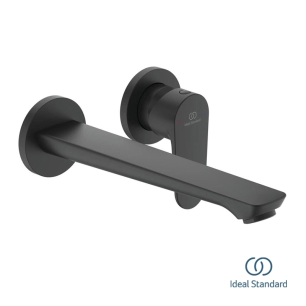 Ideal Standard Cerafine O BD133XG Εξωτερικά Μέρη Εντοιχιζόμενης Μπαταρίας Νιπτήρος, Silk Black