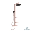 Ideal Standard Ceratherm ALU+ Πλήρης Στήλη Ντους με Θερμοστατική Μπαταρία Rose BD583RO