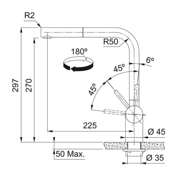 Μπαταρία Κουζίνας Franke Atlas Neo 3156856205, inox