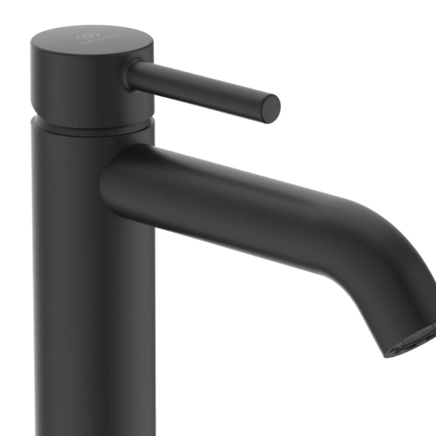 Ideal Standard Ceraline BC194XG Μπαταρία Νιπτήρος με Βαλβίδα, Silk Black