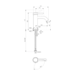 Ideal Standard Ceraline Nuovo BD757AA Μπαταρία Νιπτήρος, Χρωμέ