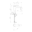Ideal Standard Cerafine O Nuovo BD770AA Μπαταρία Νιπτήρος, Xρωμέ