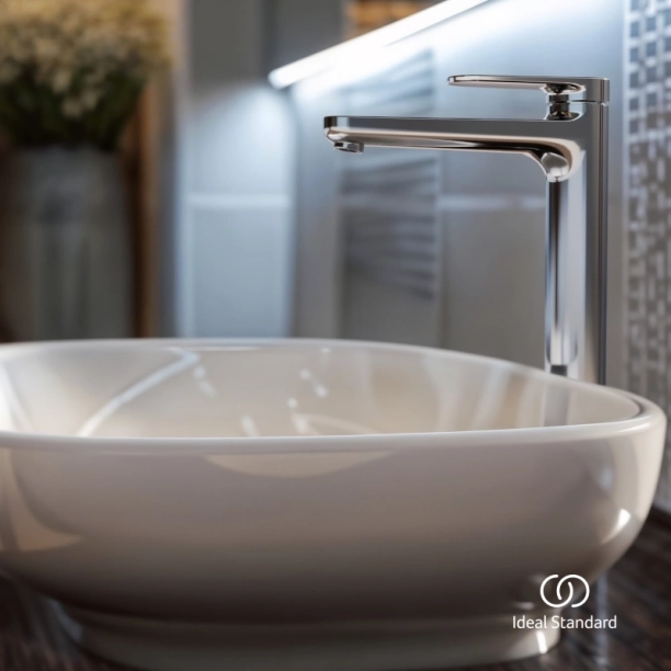 Ideal Standard Cerafine O Nuovo BD773AA Μπαταρία Νιπτήρος, χρωμέ