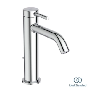 Ideal Standard Ceraline Nuovo BD847AA Μπαταρία Νιπτήρος με Βαλβίδα, Xρωμέ