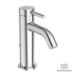 Ideal Standard Ceraline Nuovo BD846AA Μπαταρία Νιπτήρος με Βαλβίδα, χρωμέ