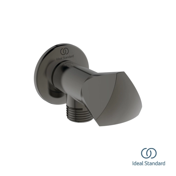 Ideal Standard Γωνιακός Διακόπτης 1/2'' PVD Magnetic Grey BD650A5