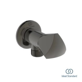Ideal Standard Γωνιακός Διακόπτης 1/2'' PVD Magnetic Grey BD650A5