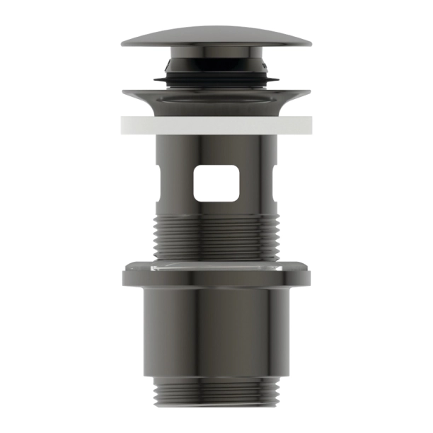 Ideal Standard Βαλβίδα Νιπτήρος Click-Clack με Υπερχείλιση Magnetic Grey PVD E1482A5