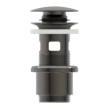 Ideal Standard Βαλβίδα Νιπτήρος Click-Clack με Υπερχείλιση Magnetic Grey PVD E1482A5
