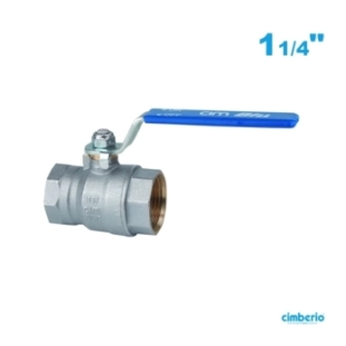 Cimberio Σφαιρικός Διακόπτης Ολικής Ροής Θ-Θ CIMBLU 1 1/4''