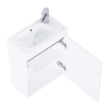 Έπιπλο μπάνιου Roca Mini Glossy White με νιπτήρα 45x24,9cm