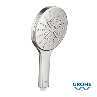 Grohe Rainshower SmartActive 130 26574DC0 Τηλέφωνo Ντους 3 ροών, Supersteel