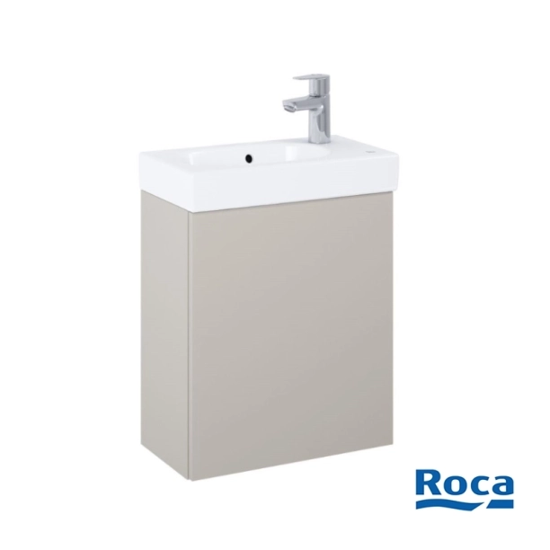 Έπιπλο μπάνιου Roca Mini Light grey με νιπτήρα 45x24,9cm