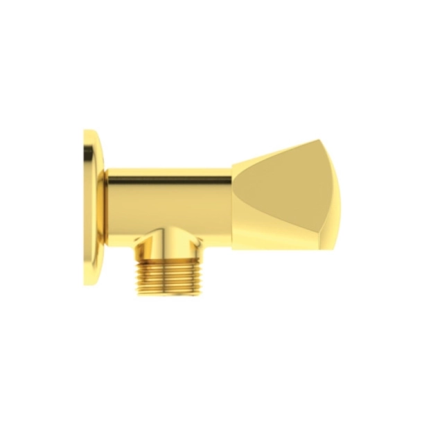 Ideal Standard Γωνιακός Διακόπτης 1/2'' PVD Brushed Gold BD650A2