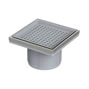 Σιφώνι σχάρα δαπέδου 15x15 Elit επιγεμίσματος