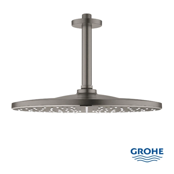 Grohe Rainshower Mono 310 Σετ Κεφαλής Nτους Oροφής Brushed Hard Graphite 26560AL0