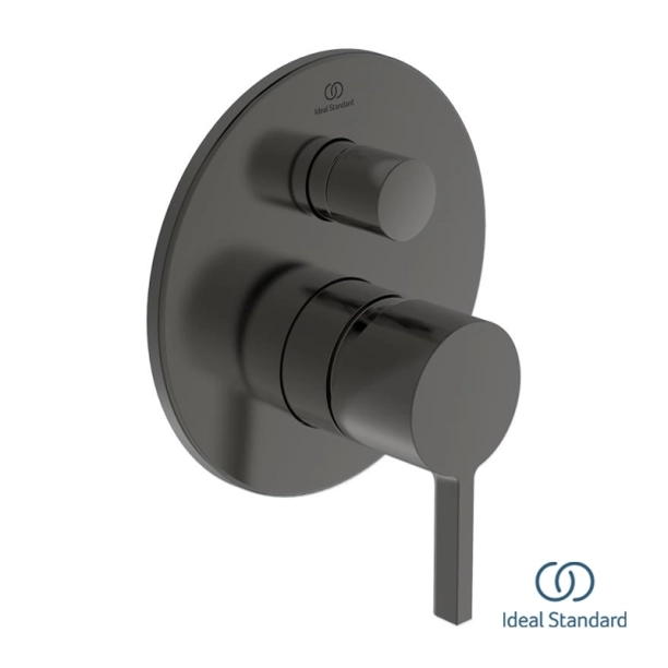 Ideal Standard Joy A7383A5 Εξωτερικά Μέρη Εντοιχιζόμενης Μπαταρίας λουτρού, Magnetic Grey
