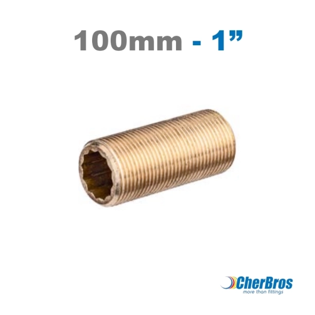 Ορειχάλκινος Σωληνομαστός Όλο Βόλτα 1'' x 100mm