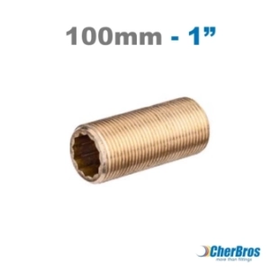 Ορειχάλκινος Σωληνομαστός Όλο Βόλτα 1'' x 100mm