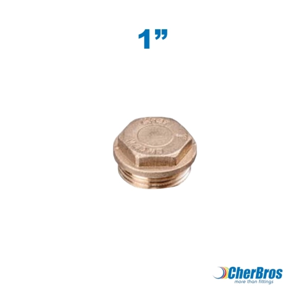 Ορειχάλκινη Τάπα Αρσενική 1''