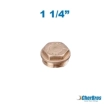 Ορειχάλκινη Τάπα Αρσενική 1 1/4''
