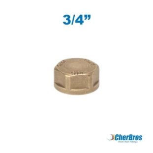 Ορειχάλκινη Τάπα Θηλυκή 3/4''