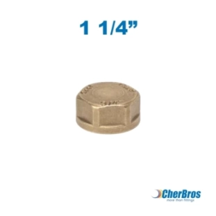 Ορειχάλκινη Τάπα Θηλυκή 1 1/4''