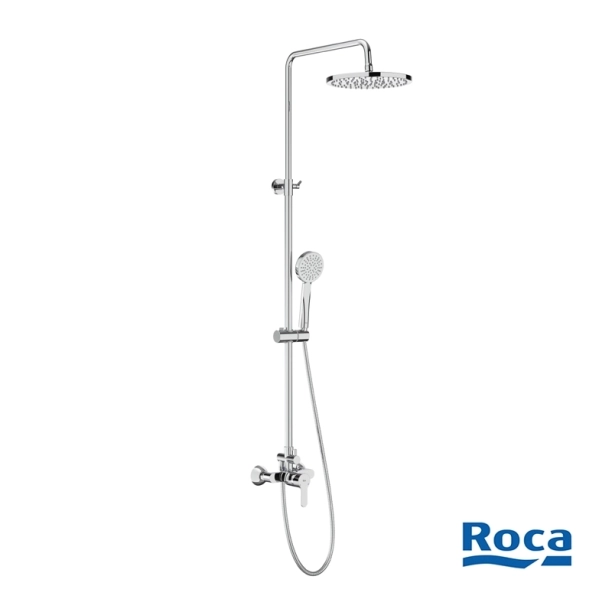 Roca L20 A5A9709C00 Στήλη Ντους με Μπαταρία, Χρωμέ