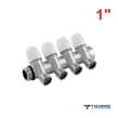 Tiemme Κολλεκτέρ 4 Παροχών με Είσοδο 1'' Γωνιακό Maxima 1860002