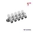 Tiemme Κολλεκτέρ 5 Παροχών με Είσοδο 1'' Γωνιακό Maxima 1860001