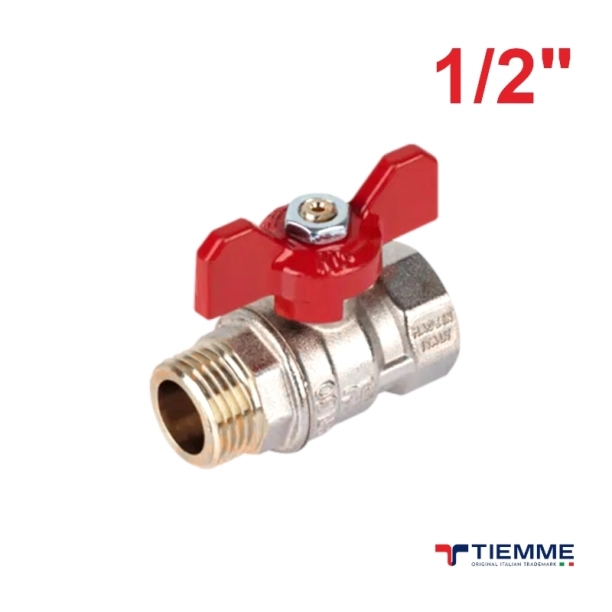 Tiemme Σφαιρική Βαλβίδα Α-Θ 1/2'' Πλήρους Ροής - 2360001